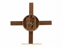 Kruisjes met Koper (KK4) | Veertien houten kruisjes met koperen kruiswegstaties